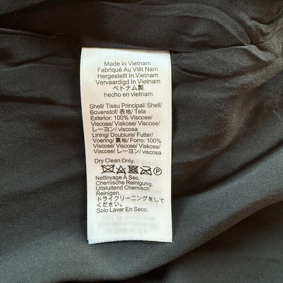 NWT J.Crew Tie-Neck Dress in Stewart Tartan Viscose Chiffon Black Red Green XS - Picture 9 of 15